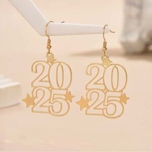 2025 Boho style earrings 18k golden plated